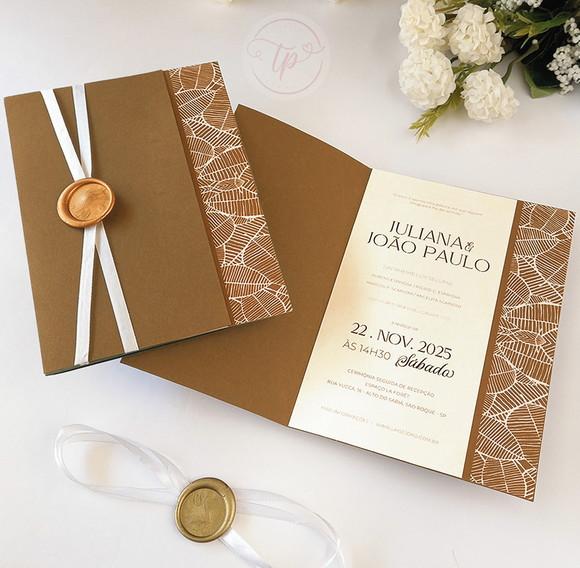 Convite de Casamento.
