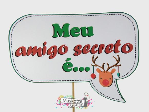 Kit Placas Divertidas para o Natal
