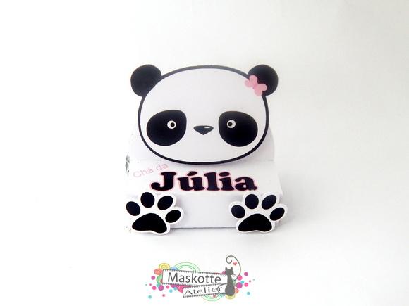 Porta chocolate - Panda