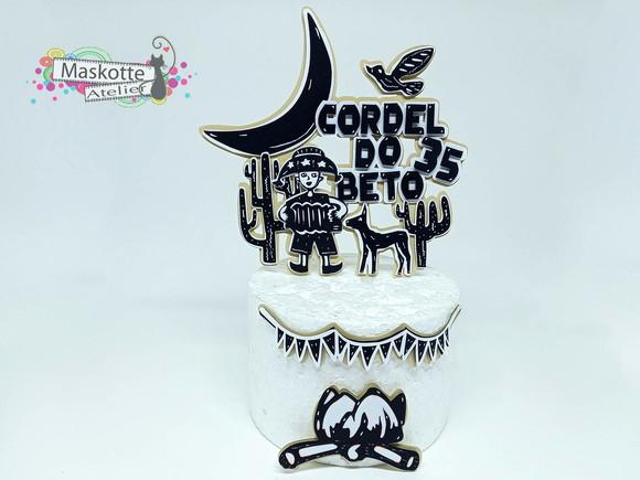 Topo de Bolo Cordel