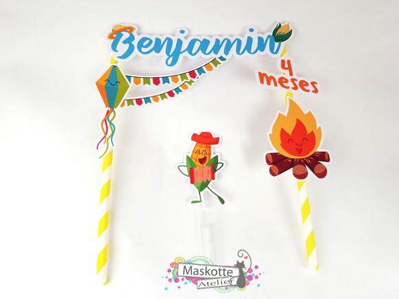 Topo de bolo festa junina