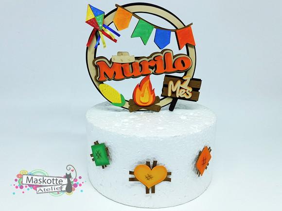 Topo de Bolo Festa Junina