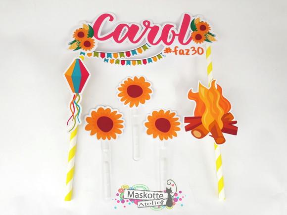 Topo de Bolo Festa Junina