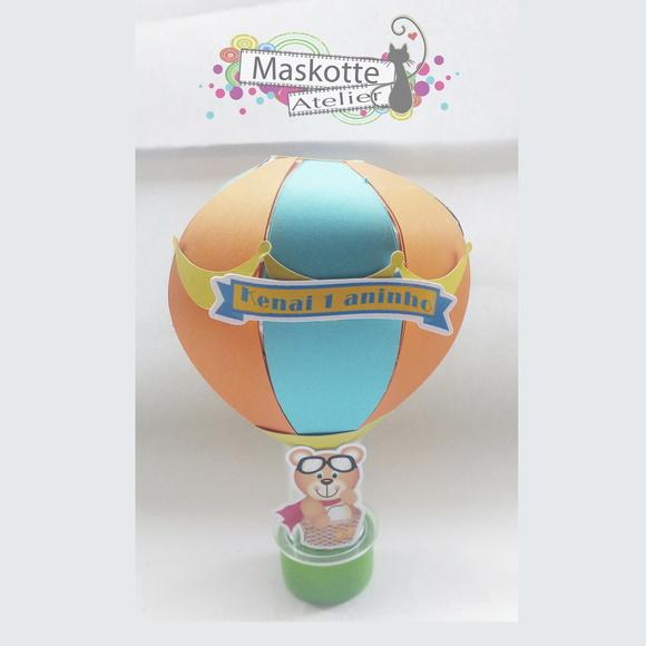 Tubete Balão Ursinho Aviador