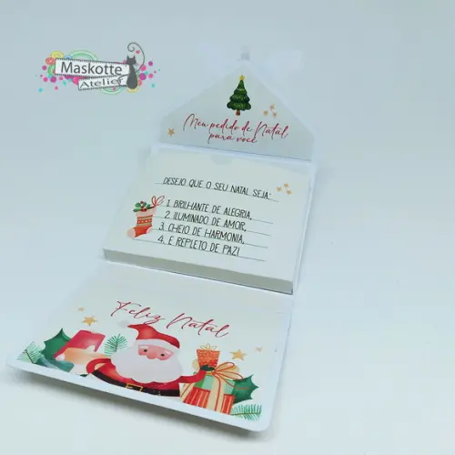 Caixa Cartinha Natal
