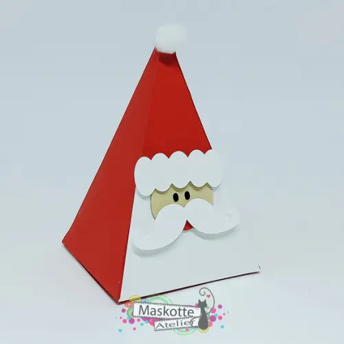 Caixa Cone Papai Noel