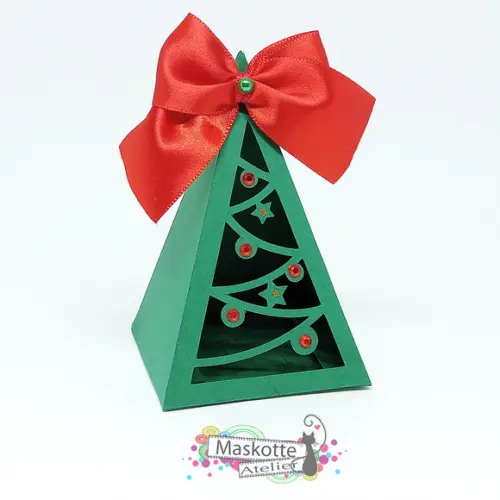 Caixa Cone Arvore de Natal