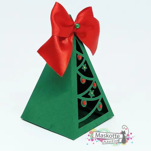 Caixa Cone Arvore de Natal