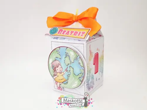Caixa milk aquarela