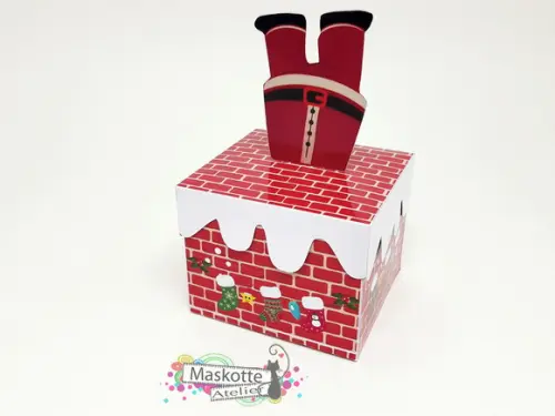 Caixa Natal Papai Noel Chaminé