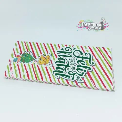 Caixa para Barra de Chocolate Natal