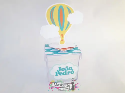caixinha acrílica balão