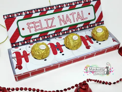 Caixinha Natal 3 Docinhos