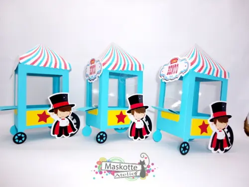 Carrinho Pipoca Circo