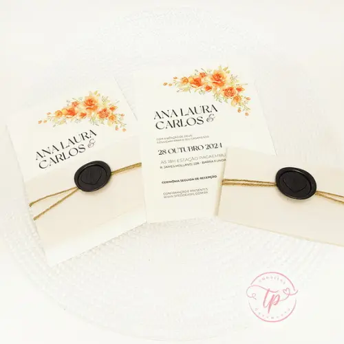 Convite de Casamento - Janaina