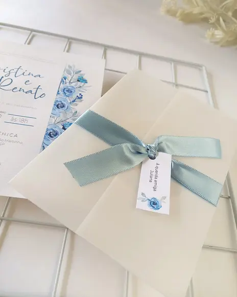 Convite de Casamento - Modelo Goretti