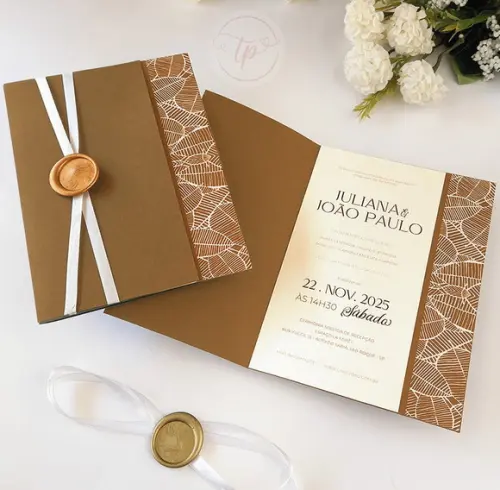 Convite de Casamento.