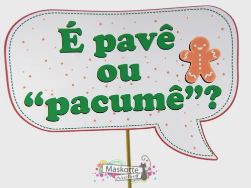 Kit Placas Divertidas para o Natal