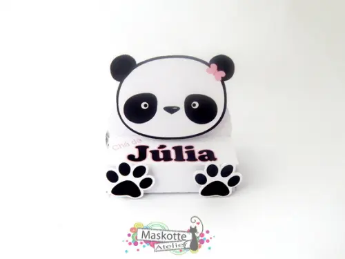 Porta chocolate - Panda