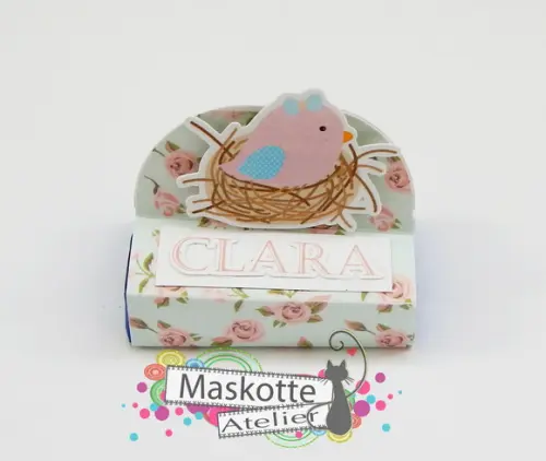 Porta chocolate duplo - passarinho