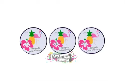 Tag agradecimento Tropical