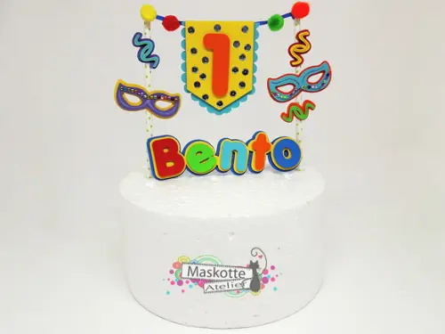 Topo de Bolo Bloquinho Carnaval