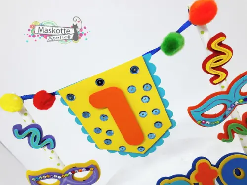 Topo de Bolo Bloquinho Carnaval
