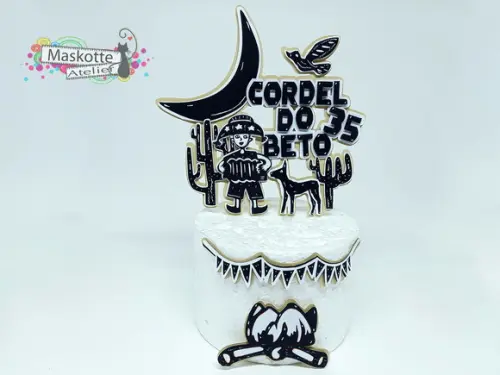 Topo de Bolo Cordel