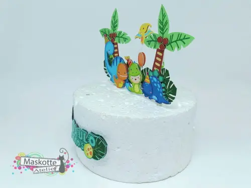 Topo De Bolo Dino Baby