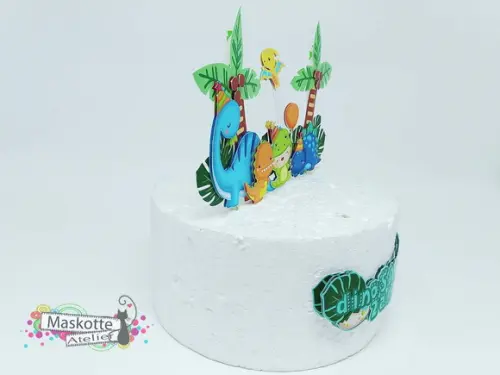 Topo De Bolo Dino Baby