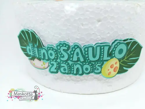 Topo De Bolo Dino Baby
