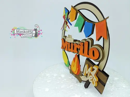 Topo de Bolo Festa Junina
