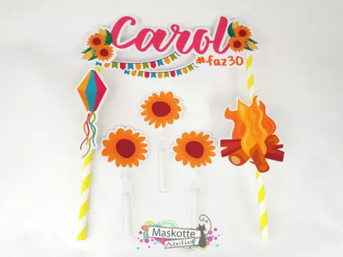 Topo de Bolo Festa Junina
