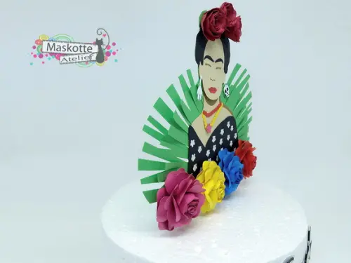 Topo de bolo Frida