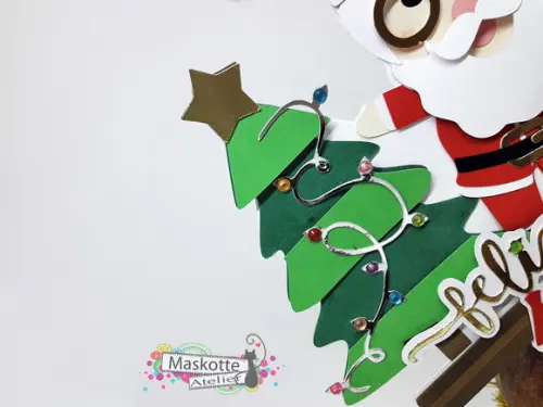 Topo de bolo natal