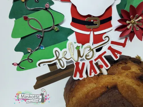 Topo de bolo natal
