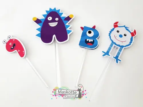 Topper monstrinhos