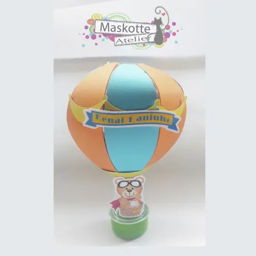 Tubete Balão Ursinho Aviador