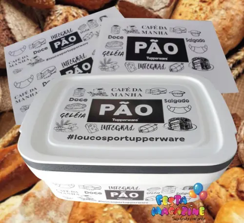 Adesivo para Cx Porta Pão Pb ( Unitário)