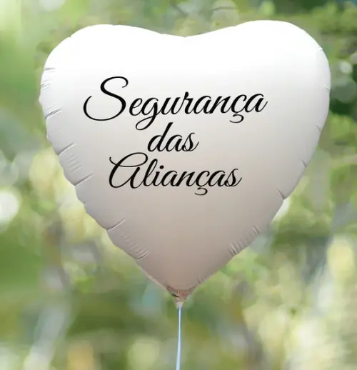 Balão 18" Segurança das Alianças Branco