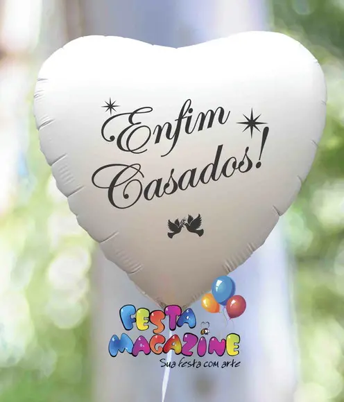 Balão Enfim Casados!