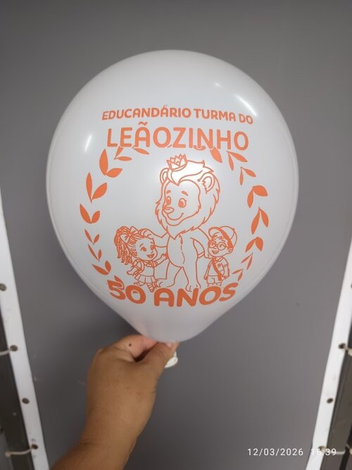 100 Balões Personalizados TEMA DA SUA FESTA