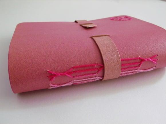 Agenda personalizada recouro rosa