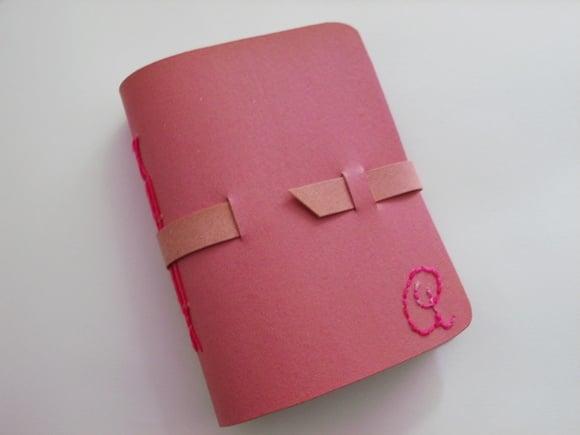 Agenda personalizada recouro rosa