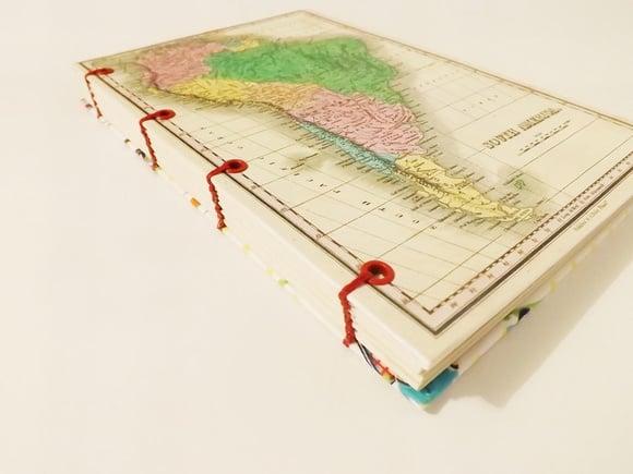 Agenda, Diário ou Caderno Mapas América