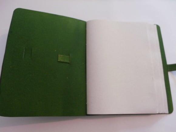 Diário/caderno em Recouro Verde