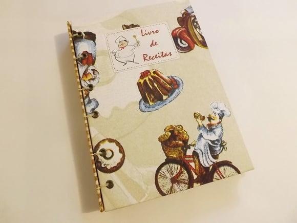 Livro / Caderno de Receitas Cozinheiro
