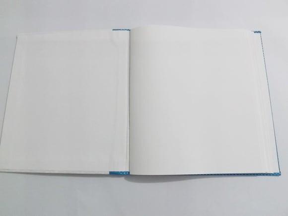 Livro de Assinatura Festas Azul Turquesa