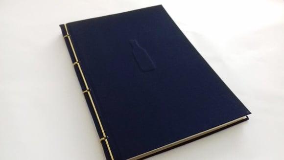 Livro do Vinho para Rótulos e Anotações A4