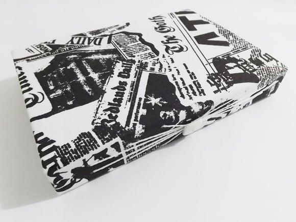 Mini álbum de fotos jornal